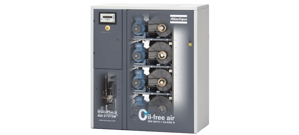 Spiral oil free air compressor SF11PM 10 bars VH