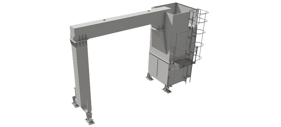 Portal for the X-ray inspection of occupied vehicles C10