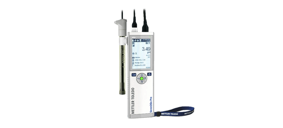 Instrument portable de mesure de pH/mV et d'ions