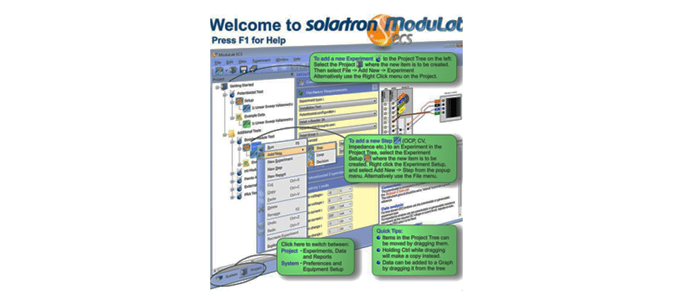 Modulab ECS/MTS software