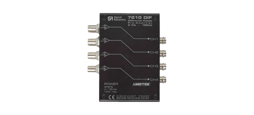 Differential Voltage Preamplifier 4-Channel 7210DIF