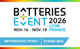 Retrouvez HTDS au salon Batteries Event Lyon 2026 | Stand B06